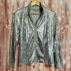 Sequin Shiny Disco Alien Jacket